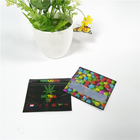 Rotogravure zip-lock givrée de poche de cigarette de mauvaise herbe de sachets en plastique imprimant la couleur de CYMK