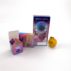 L'emballage cosmétique de cil coloré par boîte-cadeau adapté aux besoins du client Shinny le type d'hologramme