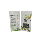 Emballage zip-lock en plastique biodégradable de café de fond plat de tirette du sac E d'emballage de nourriture