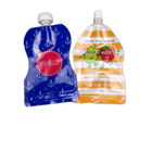Poche réutilisable colorée d'emballage de bec avec la double serrure de fermeture éclair pour l'aliment pour bébé