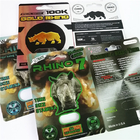 L'emballage sexuel 3D de capsule de puissance de pilules masculines de panthère noire/amélioration de Mamba/rhinocéros V7 boursouflent des cartes avec la boîte de papier