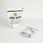 Digital imprimant la poche zip-lock de thé rescellable de catégorie comestible de Chia Seeds Tea Packaging Bag avec la fenêtre claire