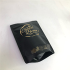Le sac de café noir tiennent le sac à poudre de thé/café/casse-croûte/de petit lait de catégorie comestible de poche