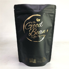 Le sac de café noir tiennent le sac à poudre de thé/café/casse-croûte/de petit lait de catégorie comestible de poche