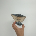 support de 250g 500g vers le haut des poches de empaquetage écologiques noires de café soluble de papier d'emballage de serrure de fermeture éclair avec le logo adapté aux besoins du client