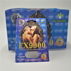 Emballage de boursouflure en plastique de carte de papier de boursouflure de FX9000 R12 3d pour la pilule de sexe