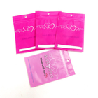 La coutume a imprimé les bijoux clairs Mylar Matte Packaging Bags For Hair Accesaories/bijoux/dispositifs d'alignement/bracelets