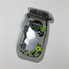 Mason Jar Pouches For CBD sème les poches de emballage irrégulières de feuille indica de Gummies THC de fleur de CBD avec la tirette
