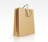 Vêtement sacs en papier adaptés aux besoins du client 150 par grammes, sac de papier de achat de papier d'emballage