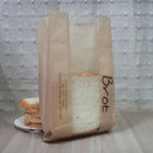 Les sacs en papier de Papier d'emballage de pain/lait ont stratifié des Multi-Couches avec la fenêtre claire