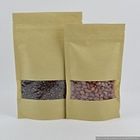 Brown recyclable a adapté des sacs en papier aux besoins du client pour l'emballage de grain/café
