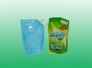 Bec d'emballage de poche d'aluminium adapté aux besoins du client par logo pour l'emballage de lait