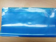Anti tirette statique de sac du joint trois latéral transparent bleu pour les produits électroniques