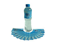 Douille de rétrécissement de bouteille de boissons d'eau minérale imprimant la chaleur bleue