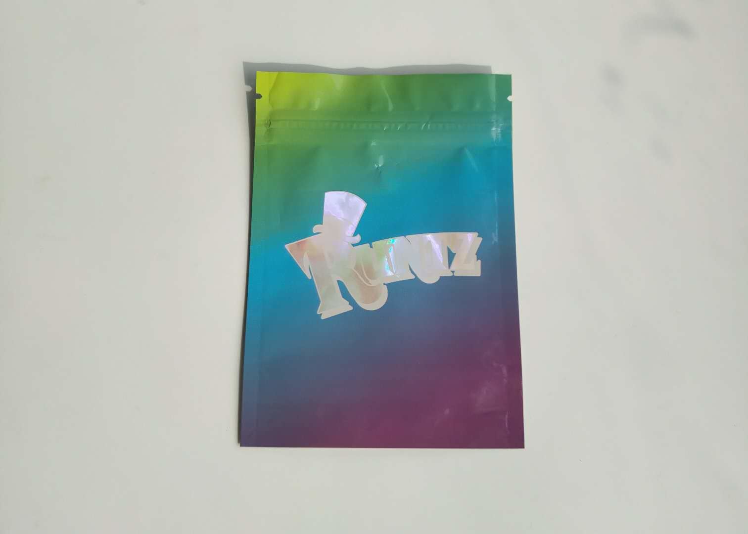 Empaquetage de sachets en matière plastique de poche d'hologramme d'impression étanche à l'humidité pour la sucrerie
