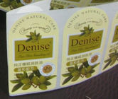 Papier pour étiquettes adhésif imprimé d'autocollant d'huile d'olive de Denise en petit pain