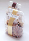 La catégorie comestible a adapté les sachets en matière plastique brillants de conception empaquetant des sacs de biscuits