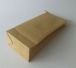 Sac de papier d'emballage de nature pour le sac d'emballage alimentaire de café/thé/casse-croûte avec le lien de bidon