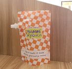 sacs latéraux réutilisables libres zip-lock de yaourt d'aliment pour bébé d'emballage de poche de bec de 80ml Pba