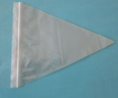 Sachets en matière plastique faits sur commande du sac BOPP d'emballage de sandwich à triangle avec la tirette