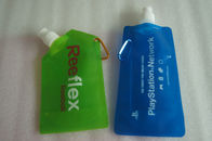 Sac flexible vert-bleu pour le sachet liquide/en plastique pour le liquide avec le logo d'impression