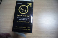 Carte de papier de la carte ERECT-MAN de boîte et de boursouflure de présentation d'emballage de pilule d'amélioration de sexe
