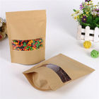 Sac de papier d'emballage de tirette de Mylar avec la fenêtre claire pour le grain de café/biscuit/sucrerie