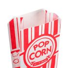 Sacs en papier du Roi Paper Popcorn Bags Customized de carnaval paquet de 1 once de rouge et de blanc