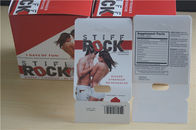 Emballage masculin imprimé par coutume de habillage transparent d'amélioration de sexe en rouge