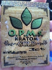 L'emballage de fines herbes d'encens de kratom fait sur commande/3ct OPMS capsule le sac de kratom