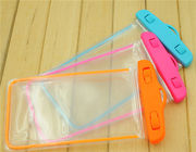 Universel sac imperméable de téléphone de PVC de 5,5 pouces pour Iphone 6s 6 plus, rose/Oragne/bleu