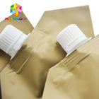 Tenez l'emballage rayé oblique de poche de bec d'aluminium de papier d'emballage de bec pour l'eau/huile