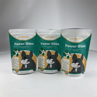 Sacs en papier rescellables adaptés aux besoins du client réutilisés de Brown Papier d'emballage d'aliment pour animaux familiers de poches de support