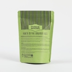 Papier kraft biodégradable personnalisé sacs d'emballage à fermeture à glissière pour la poudre de thé et de café