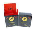Vente à chaud Sac d'emballage en plastique vide de miel de taureau noir avec boîte d'affichage Sac Mylar Sac d'emballage de sachet liquide de miel