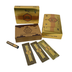 Boîte de miel et films de luxe Emballage ensemble Pilules de miel en bois Or Taureau noir Amélioration masculine