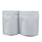 vente à chaud cuCstom Sacoche en papier kraft imprimé écologique ré-fermable pour poudre de protéine de café