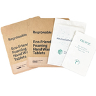 Sacs en papier kraft blanc biodégradable personnalisés pour les noix de mangue en poudre Pet Food Sac d'emballage en papier inodore