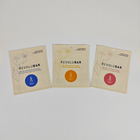 Matériau PLA Biodégradable Kraft Pouch avec Foil Sachet alimentaire Emballage Petits sacs d'échantillons