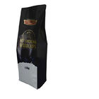 La coutume a imprimé le paquet 500g 1kg de vente en gros rayé par aluminium latéral de sac de café de gousset