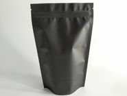 Le noir de Matt tiennent les sacs 250g 500g de poche logo adapté aux besoins du client par épaisseur d'impression de 140 microns