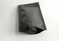 Le noir de Matt tiennent les sacs 250g 500g de poche logo adapté aux besoins du client par épaisseur d'impression de 140 microns