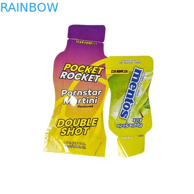 Sac en Mylar holographique imprimé sur mesure  Emballage biodégradable refermable pour sacs de collations alimentaires