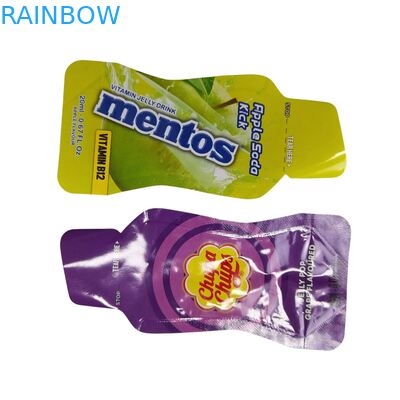 Sac en Mylar holographique imprimé sur mesure  Emballage biodégradable refermable pour sacs de collations alimentaires