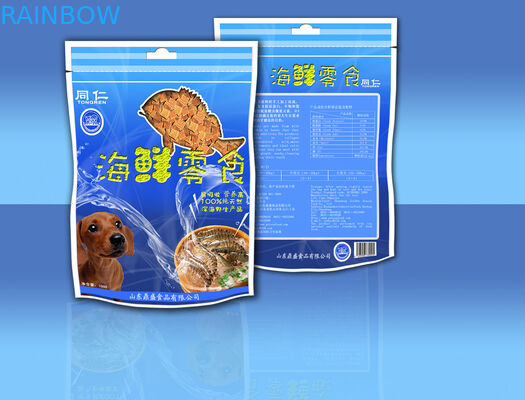Côté d'ANIMAL FAMILIER/CPP - scellez tiennent l'emballage de sac de casse-croûte de fruits de mer de tirette