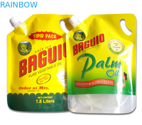 emballage de poche de bec de papier d'aluminium avec le cintre