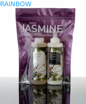 sac comestic d'emballage de mylar avec la tirette