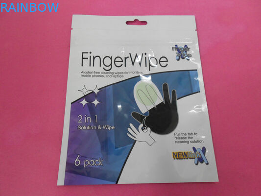 Sac cosmétique d'emballage non - de fuite d'ANIMAL FAMILIER/AL/PE avec le trou de coup pour le tissu facial