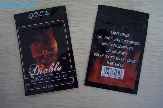 ANIMAL FAMILIER fait sur commande/VMPET/PE emballage de fines herbes d'encens de 100 microns