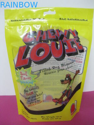 L'appartement adapté aux besoins du client/tiennent le sac d'aluminium empaquetant PPET/AL/PE Mylar avec la serrure de fermeture éclair